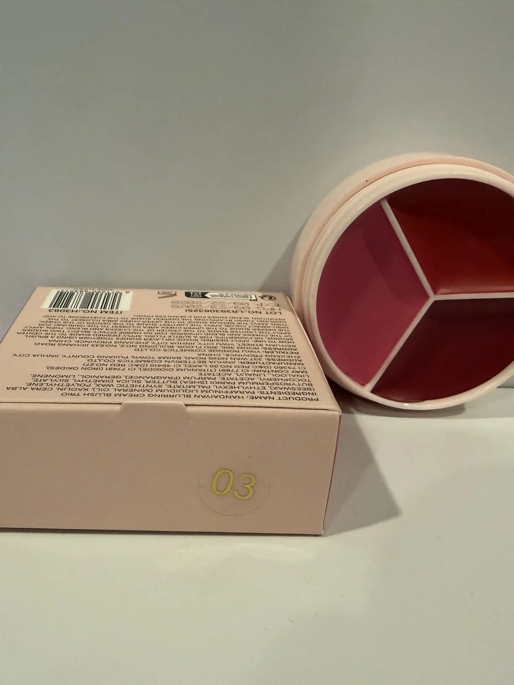 Blurring Cream Blush Trio - Pink
